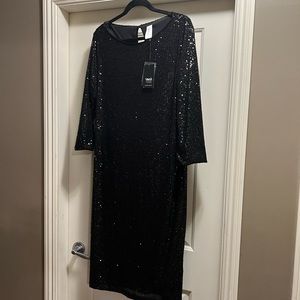 NWT Smash + Tess black sequin dress